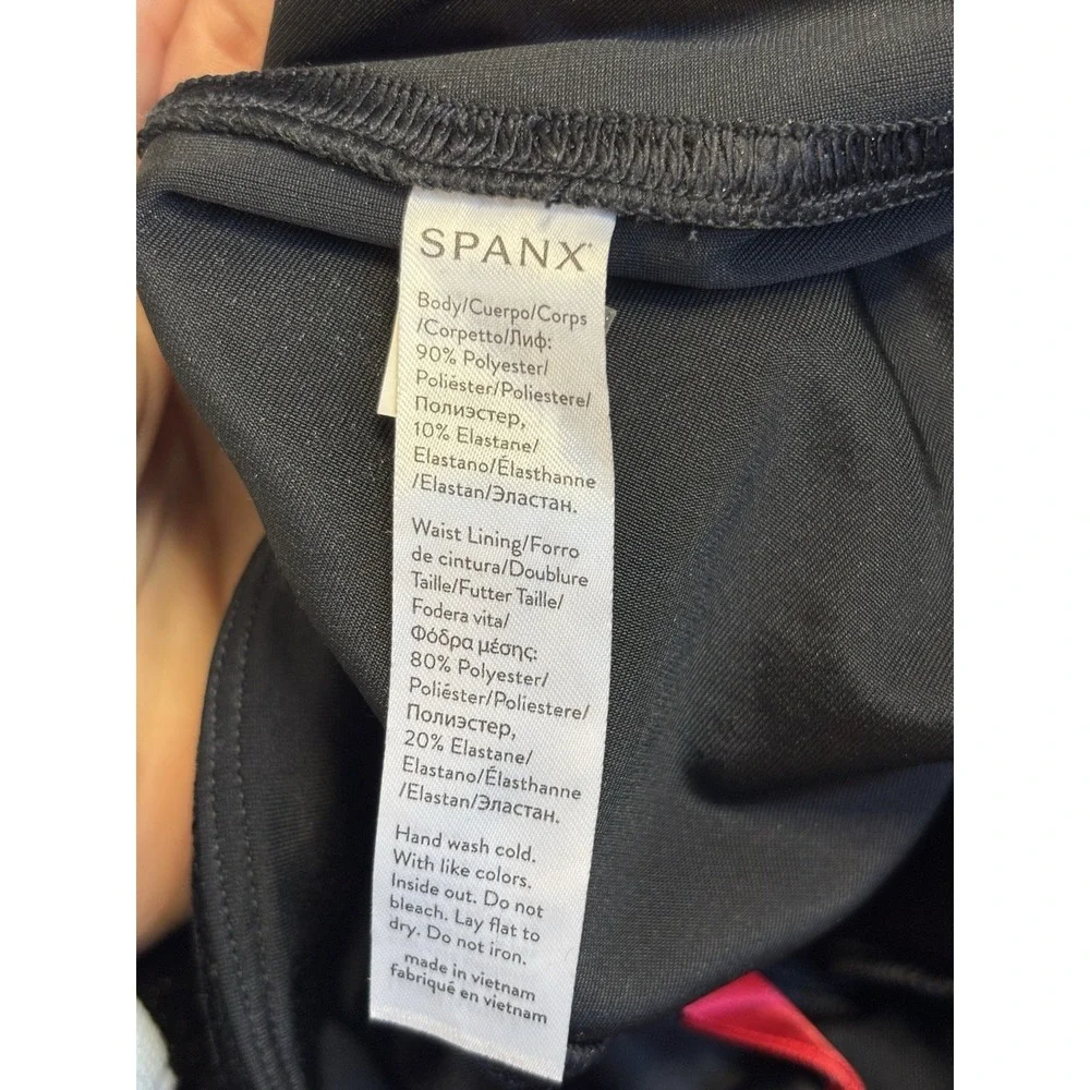 Spanx Women's Small‎ Sexy Velvet Shine Black Gold Metallic Compression Leggings